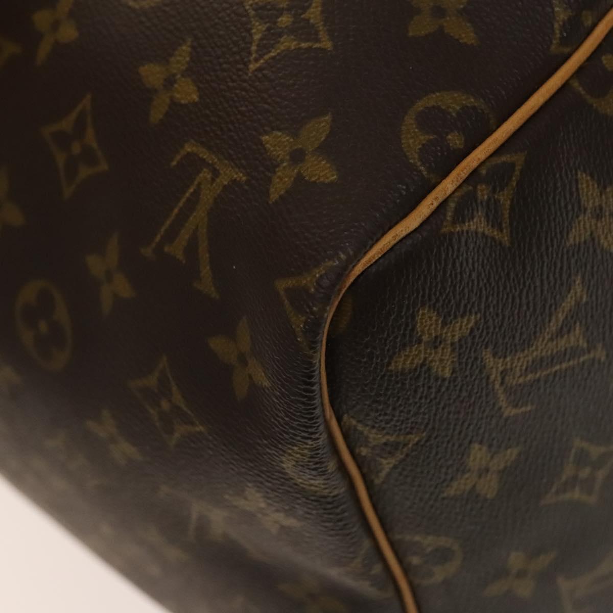 LOUIS VUITTON Monogram Keepall 55 Boston Bag M41424 LV Auth 142205