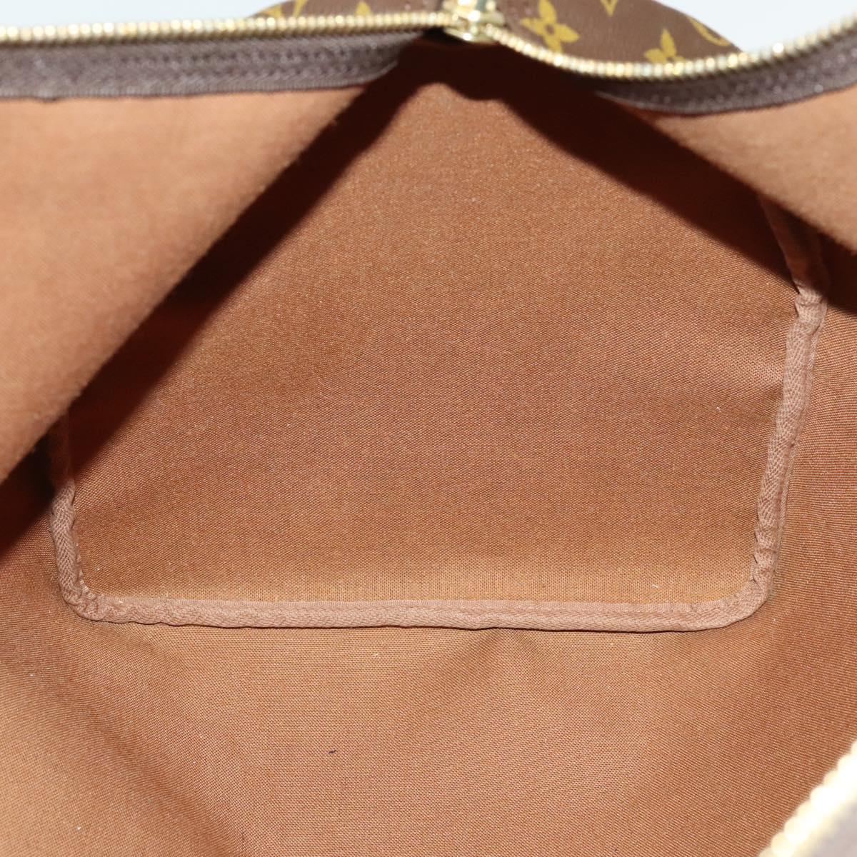 LOUIS VUITTON Monogram Keepall 55 Boston Bag M41424 LV Auth 142205