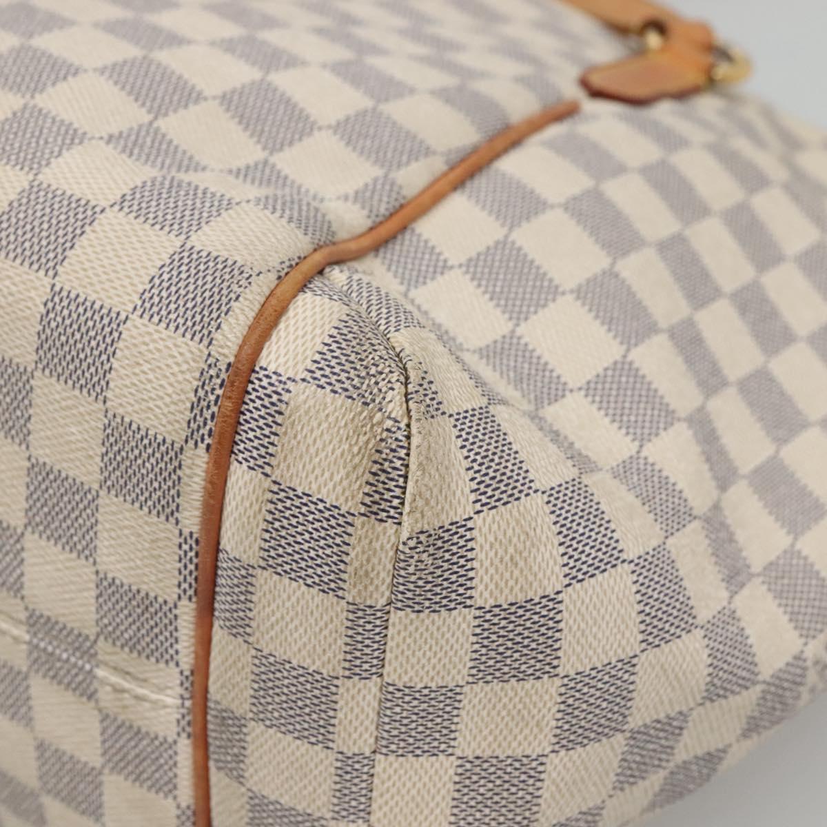 LOUIS VUITTON Damier Azur Totally MM Tote Bag N51262 LV Auth 142213