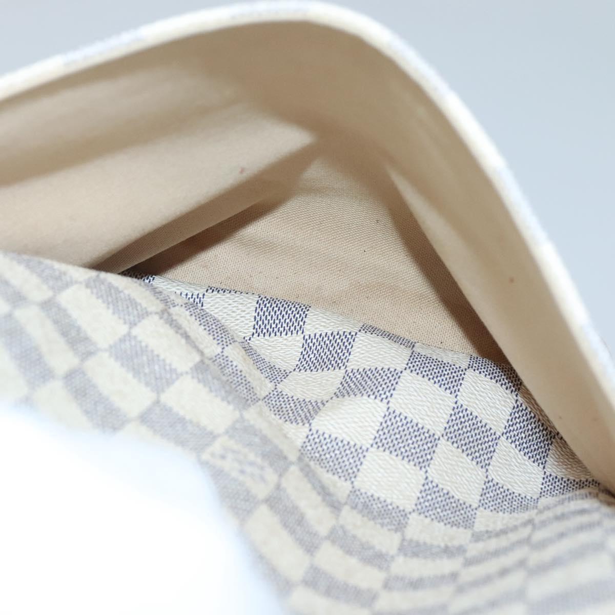 LOUIS VUITTON Damier Azur Totally MM Tote Bag N51262 LV Auth 142213