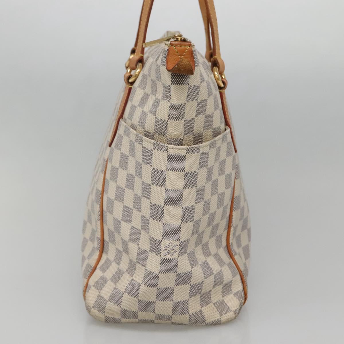 LOUIS VUITTON Damier Azur Totally MM Tote Bag N51262 LV Auth 142213