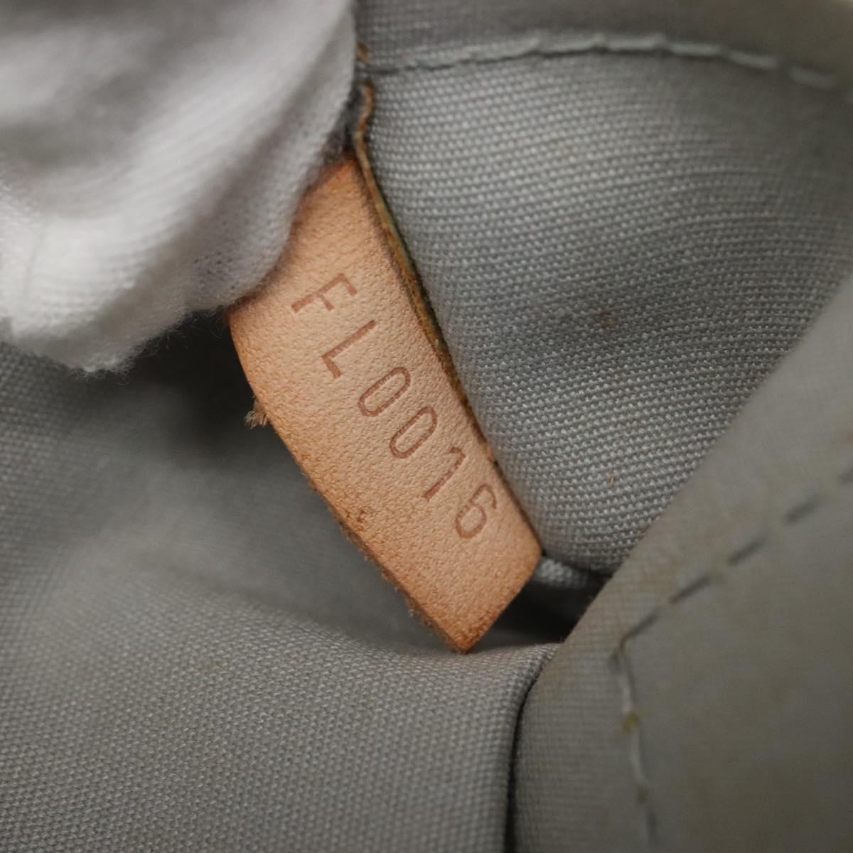 LOUIS VUITTON Monogram Vernis Malibu Street Bag Perle M91507 LV Auth 142214