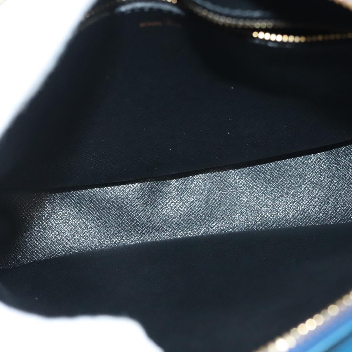 LOUIS VUITTON Epi June Feuille Shoulder Bag Blue M52155 LV Auth 142219