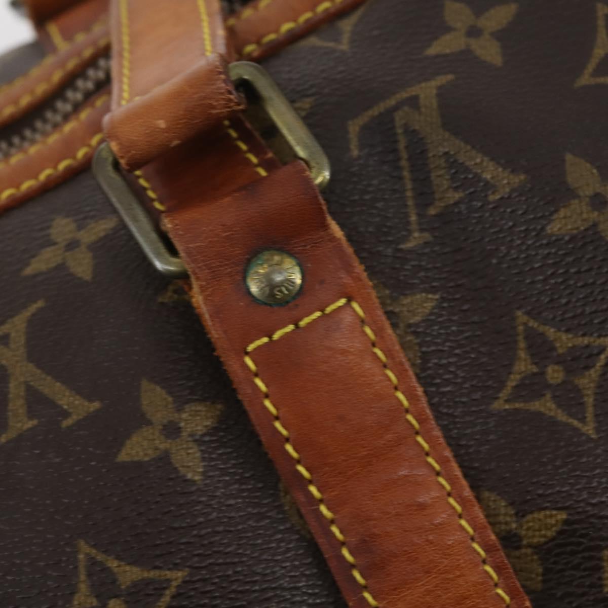 LOUIS VUITTON Monogram Sac Souple 45 Boston Bag M41624 LV Auth 142224