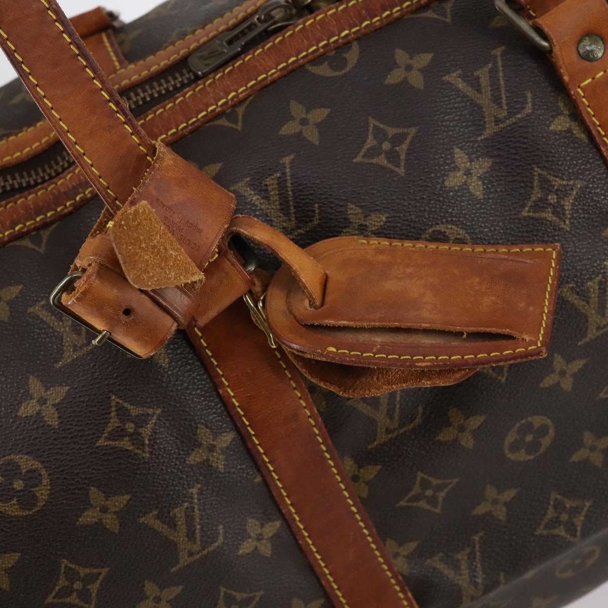LOUIS VUITTON Monogram Sac Souple 45 Boston Bag M41624 LV Auth 142224