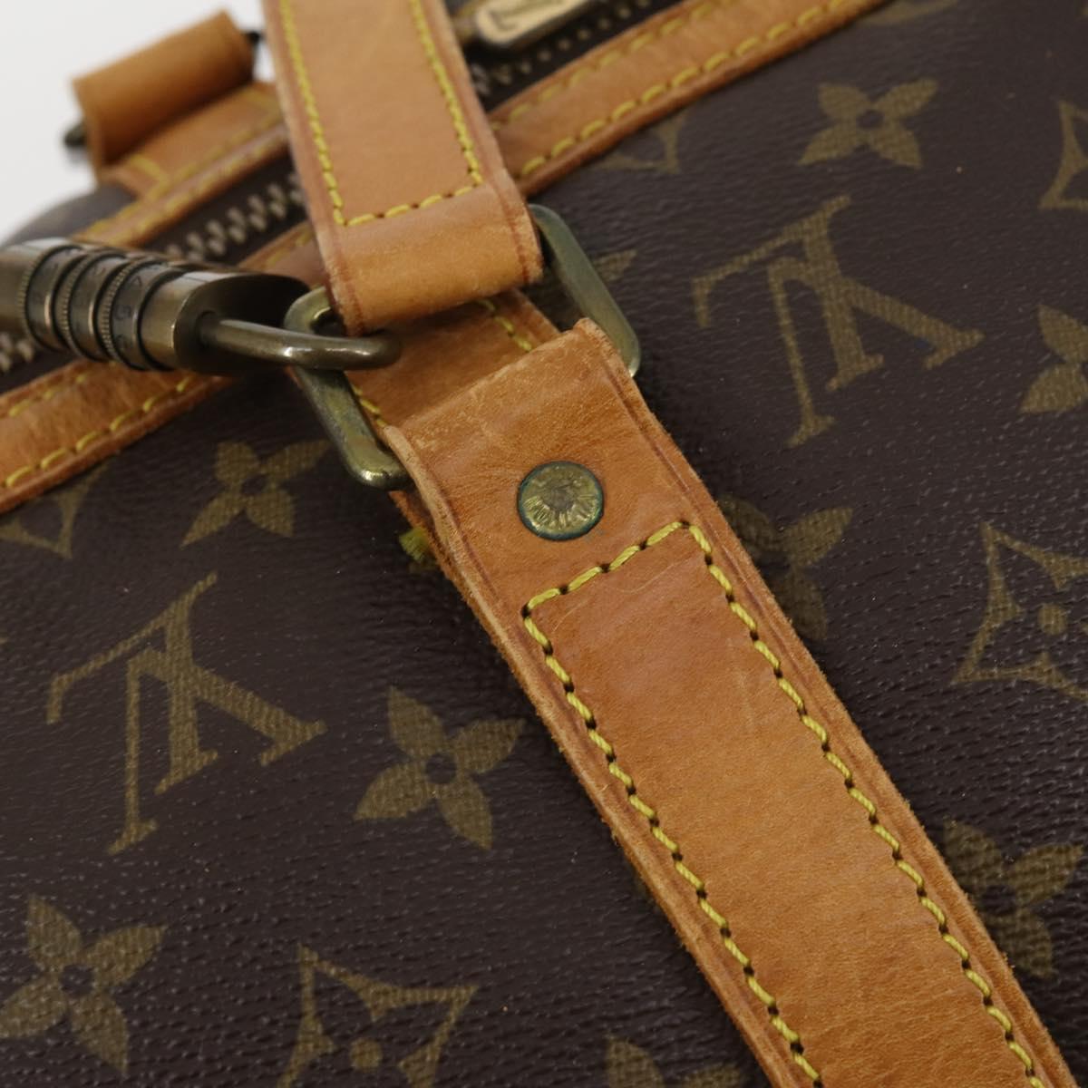 LOUIS VUITTON Monogram Sac Souple 45 Boston Bag M41624 LV Auth 142225
