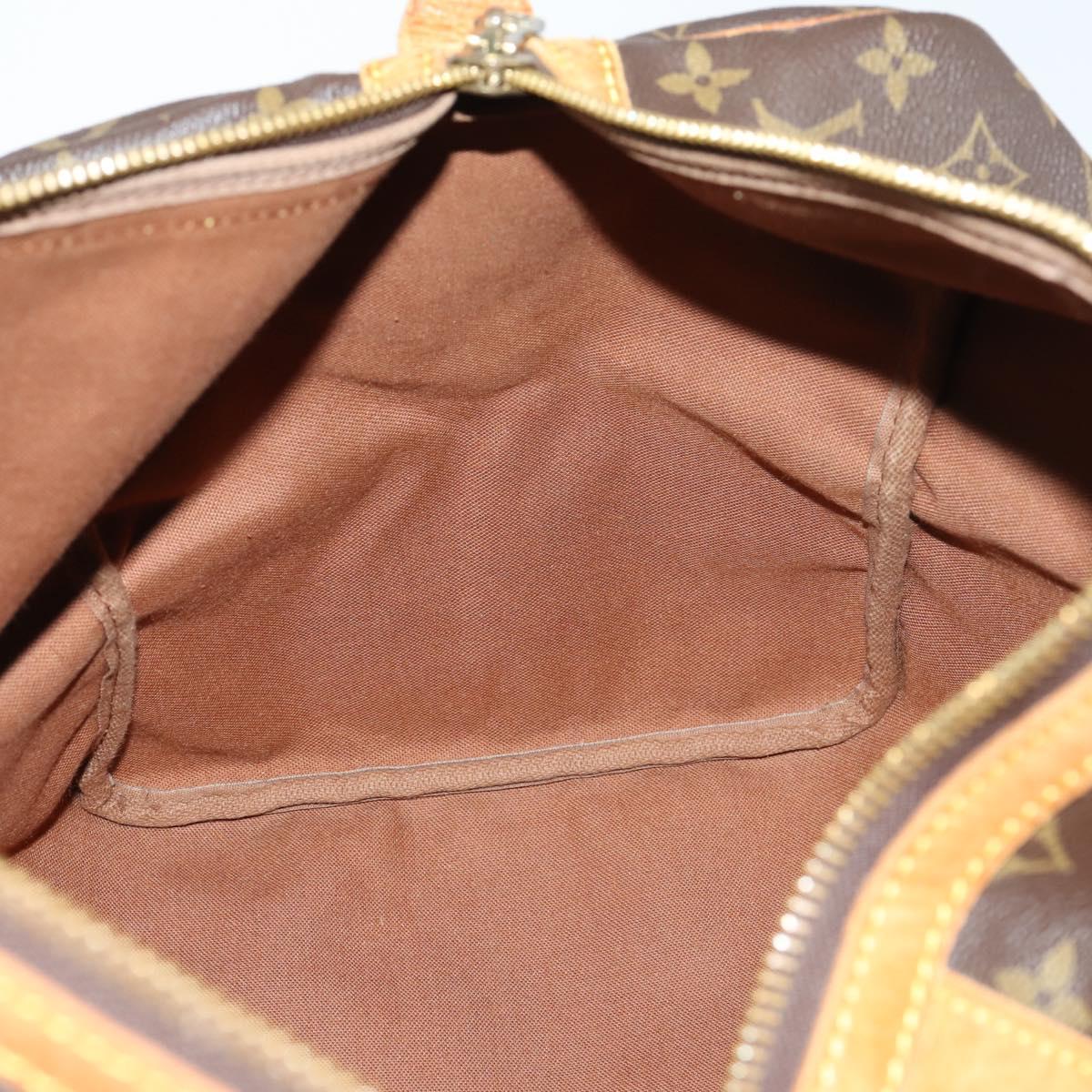 LOUIS VUITTON Monogram Sac Souple 45 Boston Bag M41624 LV Auth 142225
