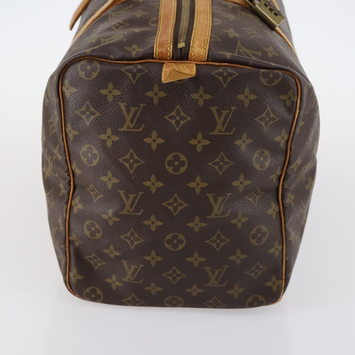 LOUIS VUITTON Monogram Sac Souple 45 Boston Bag M41624 LV Auth 142225