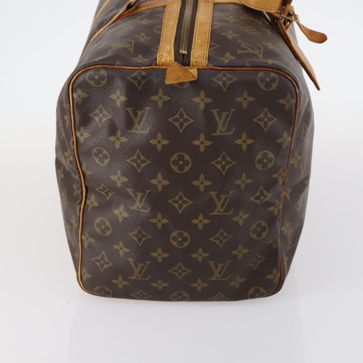 LOUIS VUITTON Monogram Sac Souple 45 Boston Bag M41624 LV Auth 142225