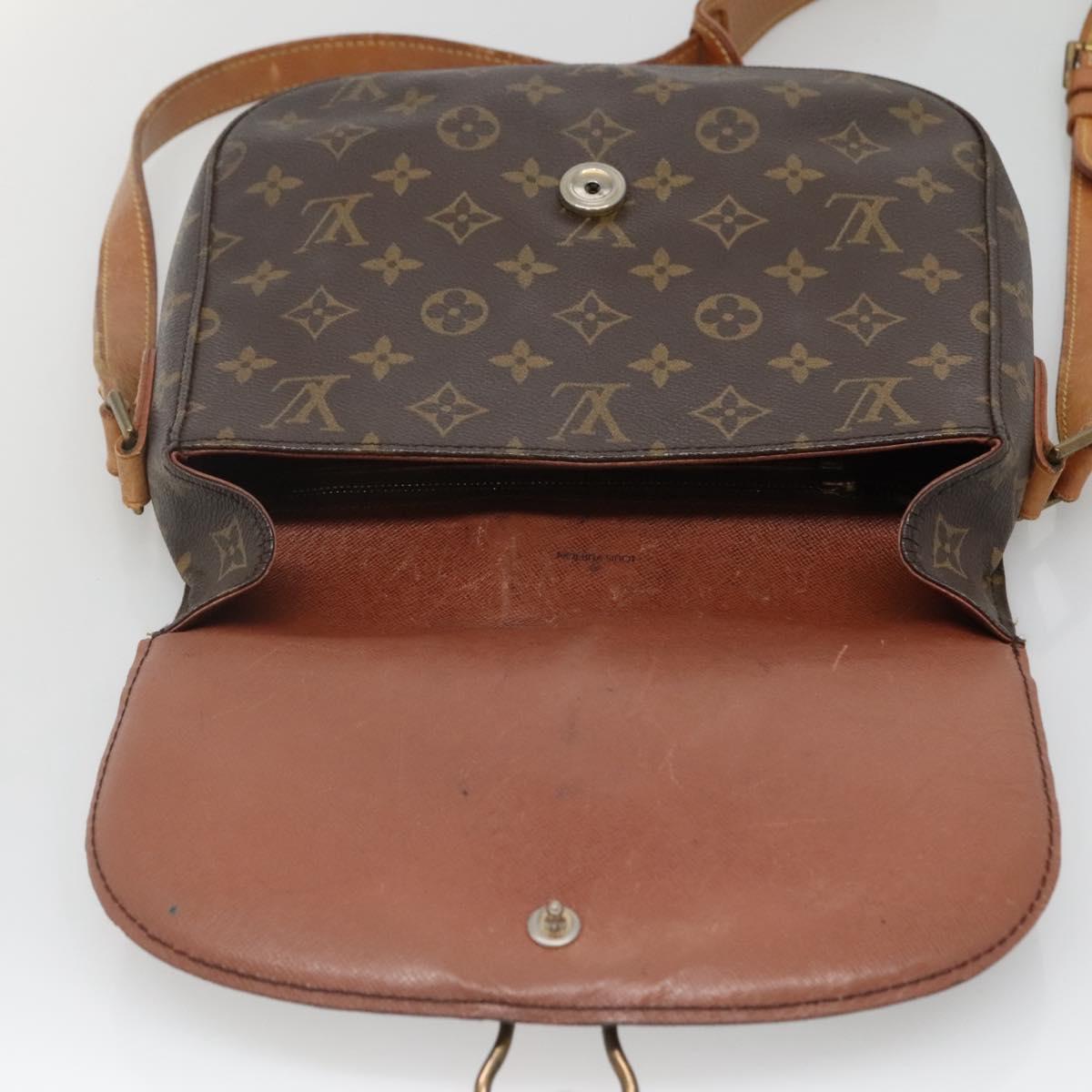 LOUIS VUITTON Monogram Saint Cloud GM Shoulder Bag M51242 LV Auth 142236