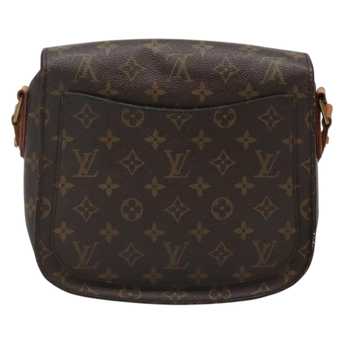 LOUIS VUITTON Monogram Saint Cloud GM Shoulder Bag M51242 LV Auth 142236
