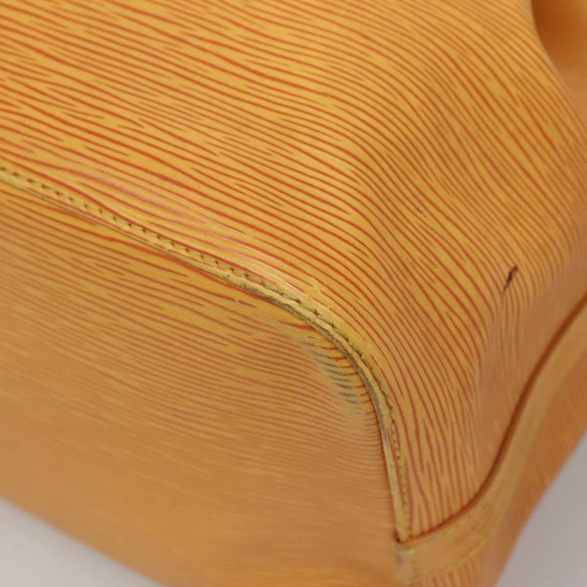 LOUIS VUITTON Epi Petit Noe Shoulder Bag Yellow M44109 LV Auth 142254