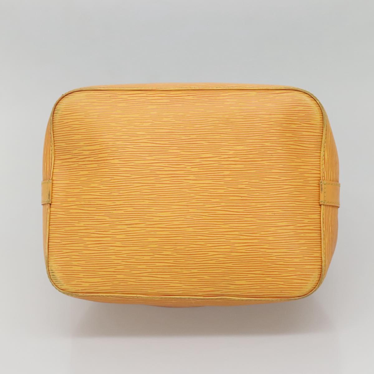 LOUIS VUITTON Epi Petit Noe Shoulder Bag Yellow M44109 LV Auth 142254