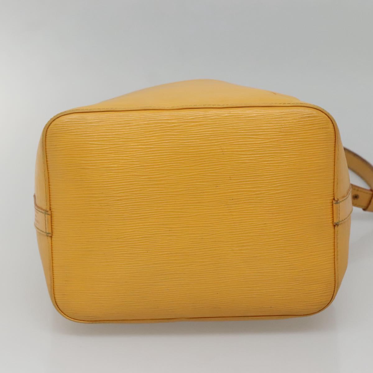 LOUIS VUITTON Epi Petit Noe Shoulder Bag Yellow M44109 LV Auth 142255