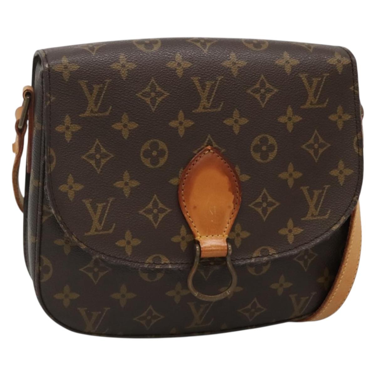 LOUIS VUITTON Monogram Saint Cloud GM Shoulder Bag M51242 LV Auth 142261