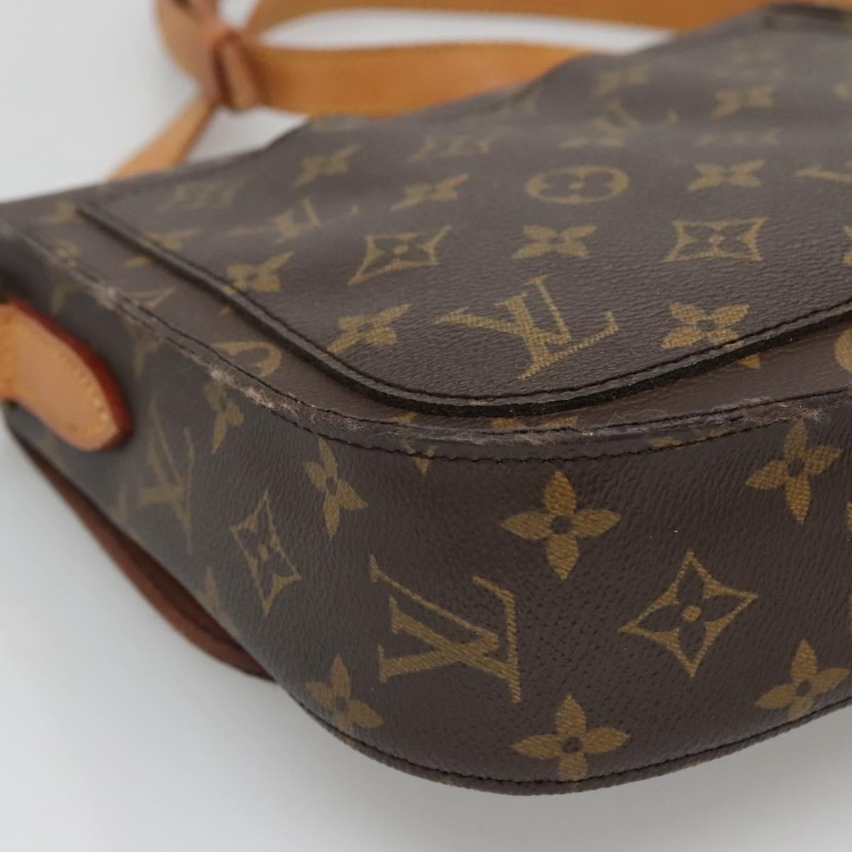 LOUIS VUITTON Monogram Saint Cloud GM Shoulder Bag M51242 LV Auth 142261