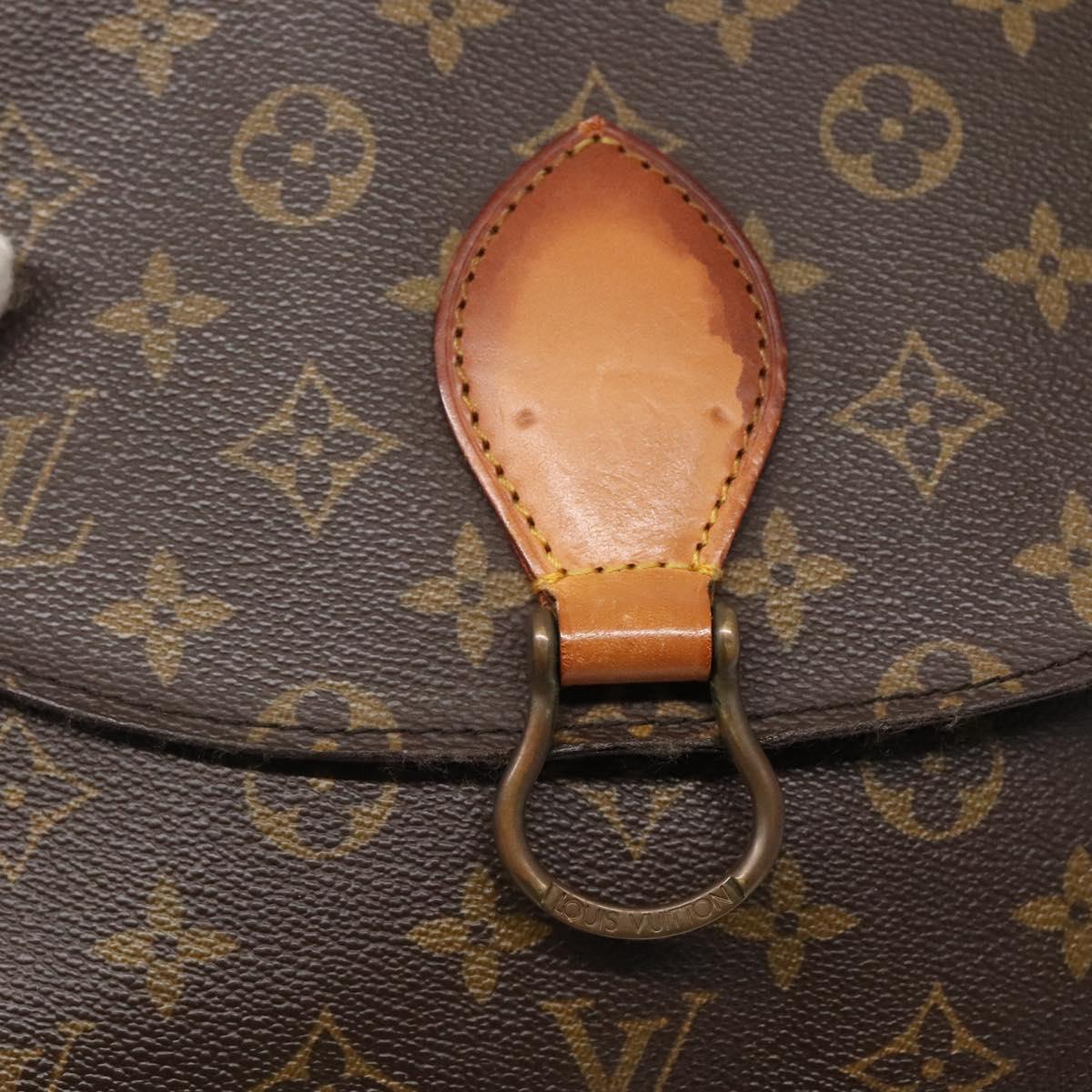 LOUIS VUITTON Monogram Saint Cloud GM Shoulder Bag M51242 LV Auth 142261