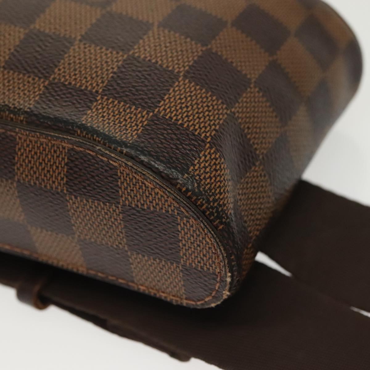LOUIS VUITTON Damier Ebene Geronimos Shoulder Bag N51994 LV Auth 142270
