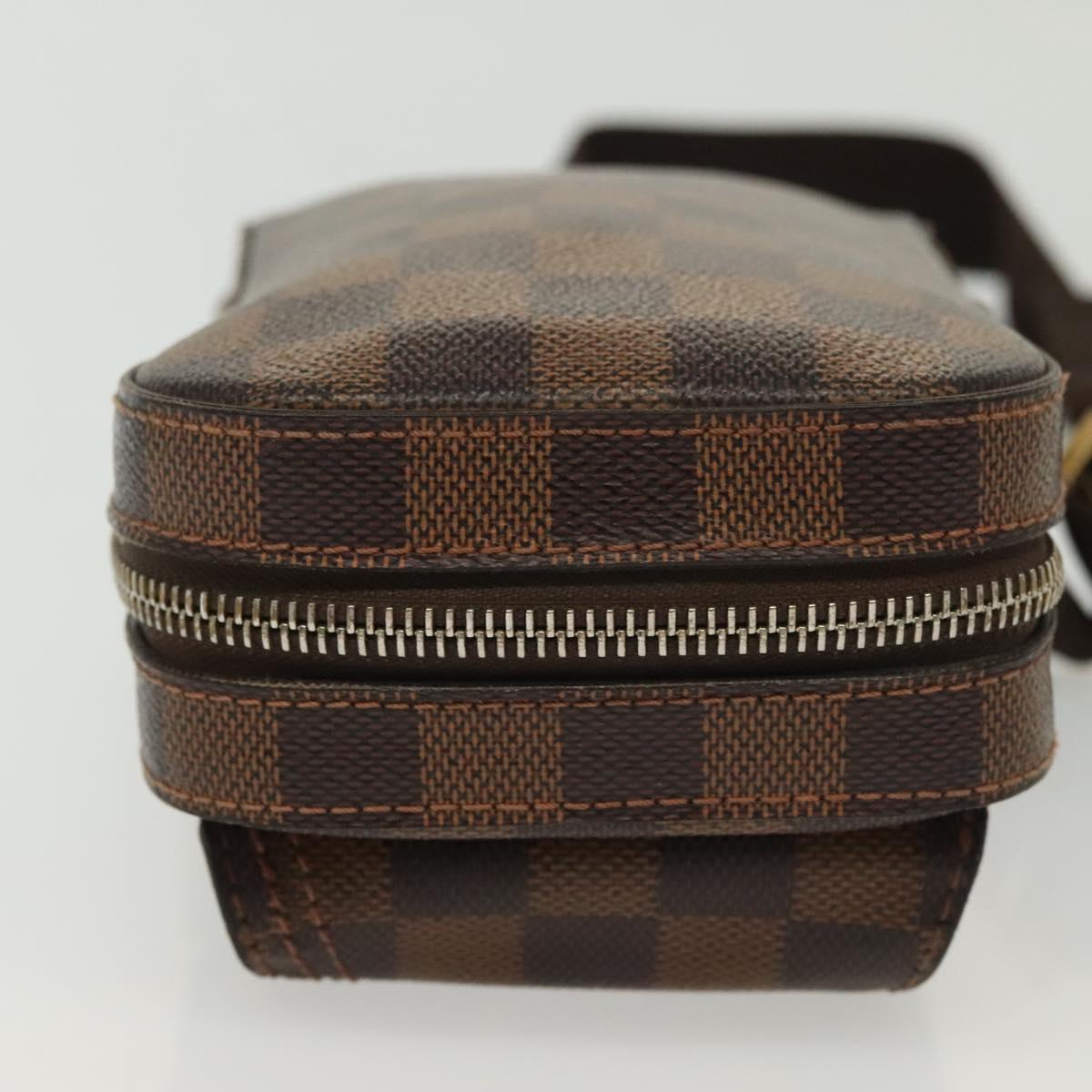 LOUIS VUITTON Damier Ebene Geronimos Shoulder Bag N51994 LV Auth 142270