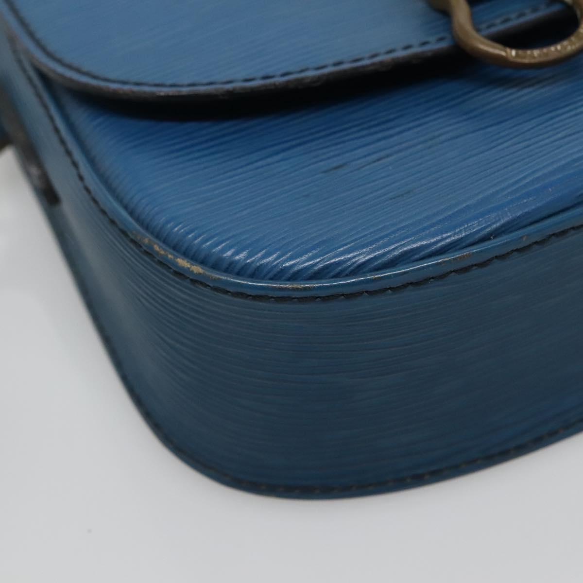 LOUIS VUITTON Epi Saint Cloud PM Shoulder Bag Blue M52195 LV Auth 142273