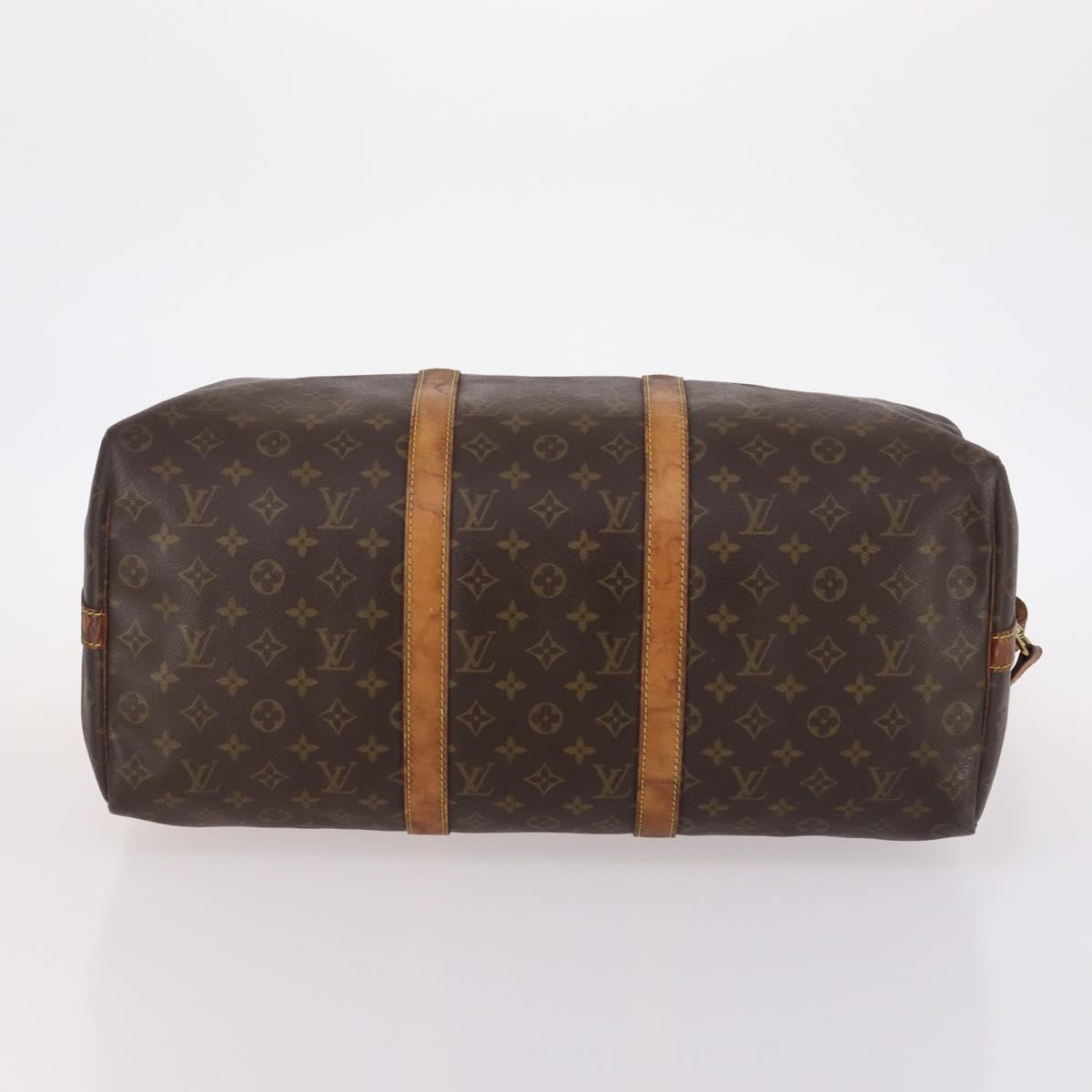 LOUIS VUITTON Monogram Keepall Bandouliere 50 Hand Bag M41416 LV Auth 142280