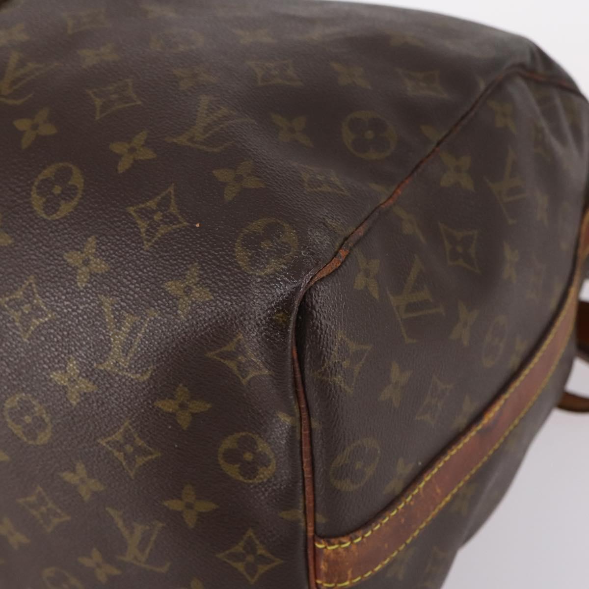 LOUIS VUITTON Monogram Keepall Bandouliere 50 Hand Bag M41416 LV Auth 142280
