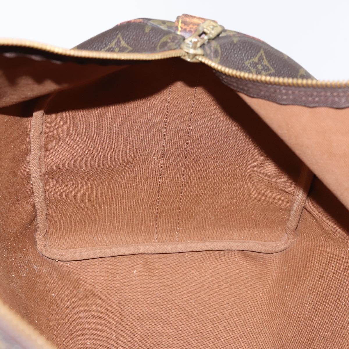 LOUIS VUITTON Monogram Keepall Bandouliere 50 Hand Bag M41416 LV Auth 142280