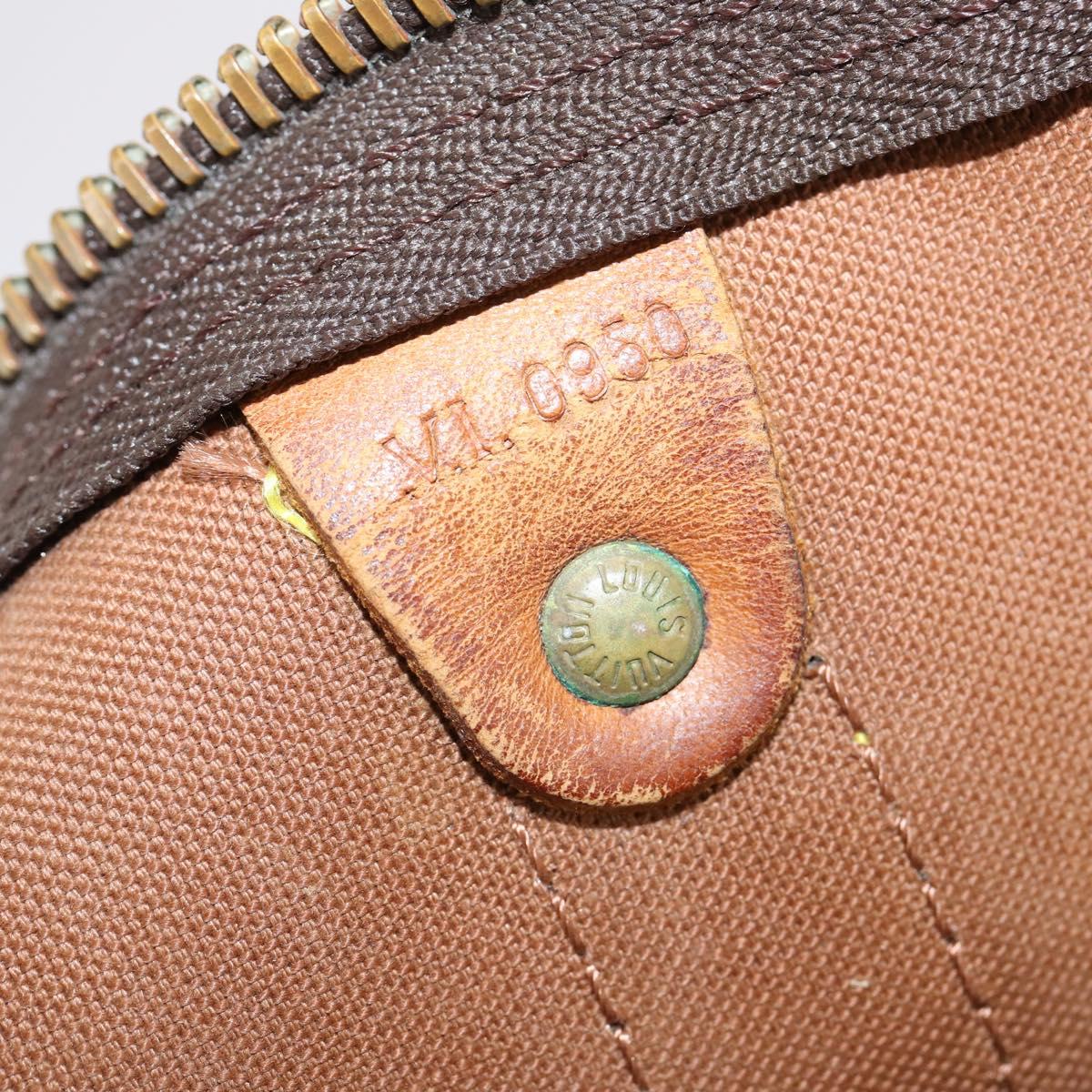 LOUIS VUITTON Monogram Keepall Bandouliere 50 Hand Bag M41416 LV Auth 142280