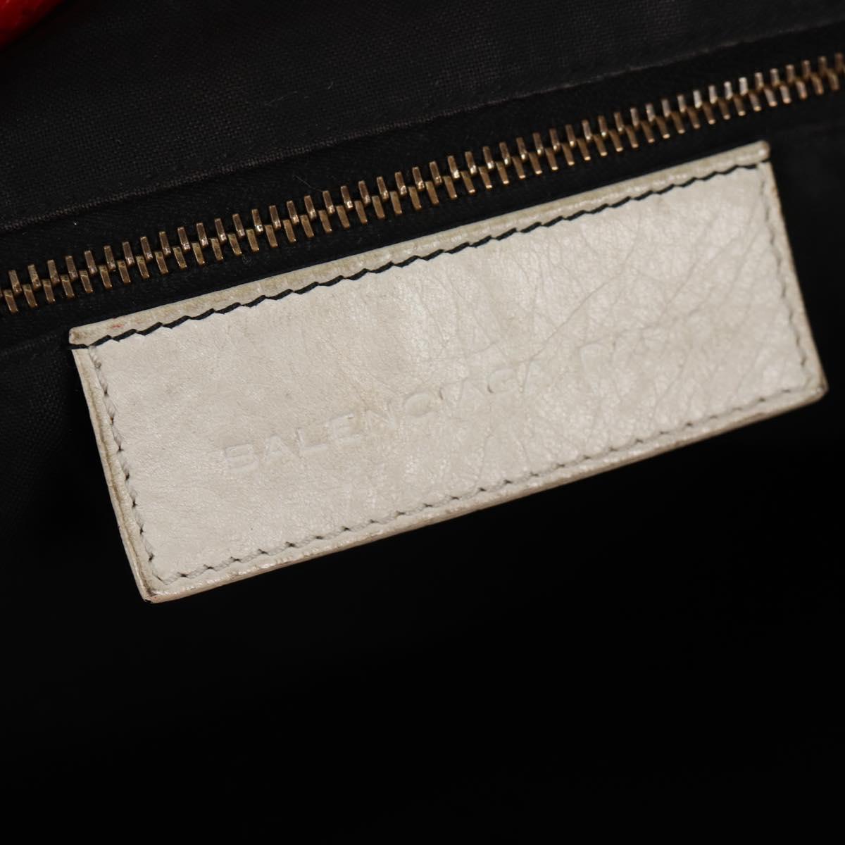 BALENCIAGA The Work Hand Bag Leather Multicolor 132110 Auth 142292V