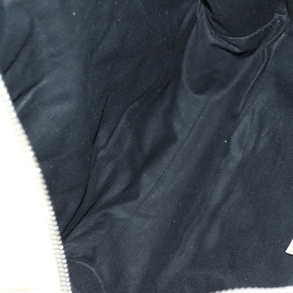 BALENCIAGA The Matelasse Hand Bag Leather Beige Silver 168031 Auth 142293V