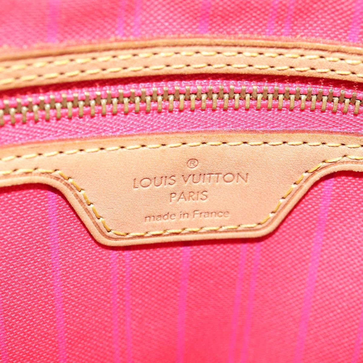 LOUIS VUITTON Damier Azur Delightful MM Shoulder Bag N41448 LV Auth 142302V