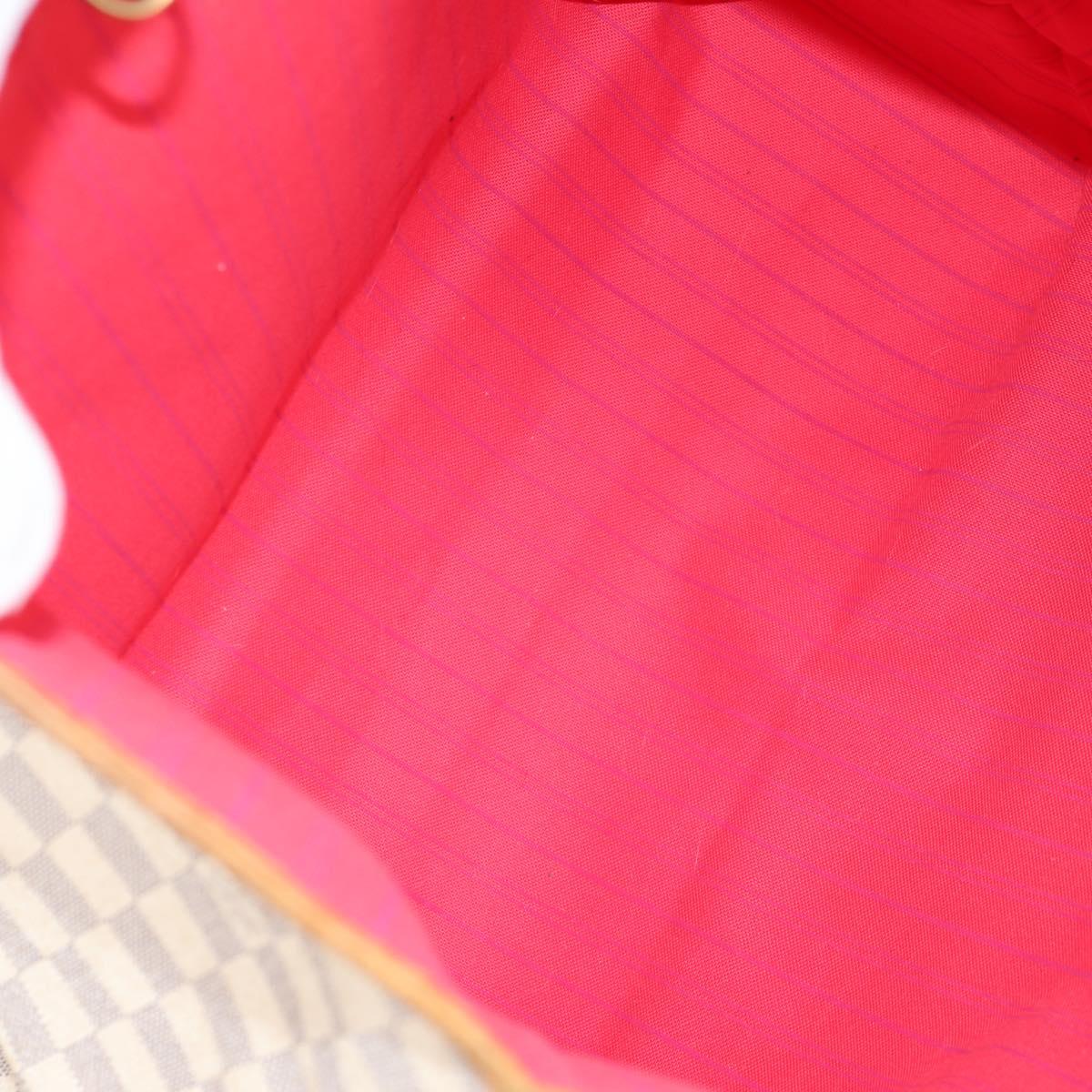 LOUIS VUITTON Damier Azur Delightful MM Shoulder Bag N41448 LV Auth 142302V