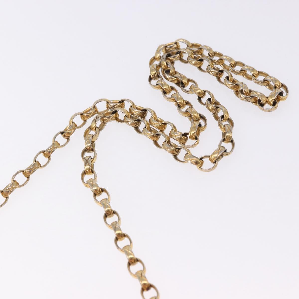 CHANEL Chain Diana Shoulder Bag Leather Pink Gold CC Auth 142311