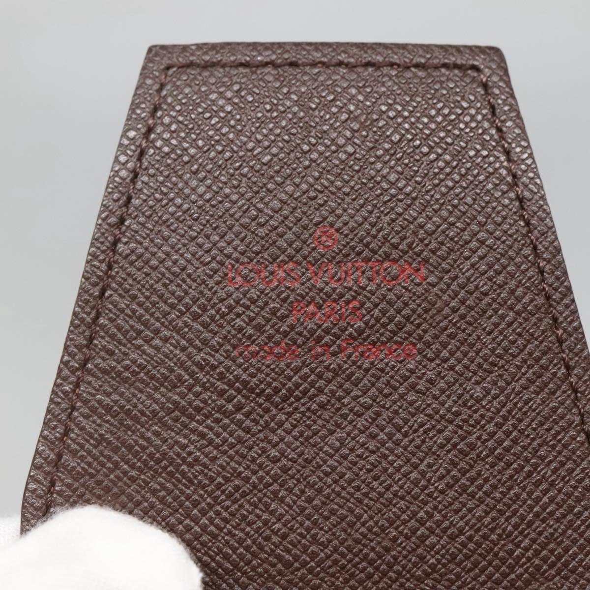 LOUIS VUITTON Damier Ebene Etui Cigarette Case N63024 LV Auth 142323