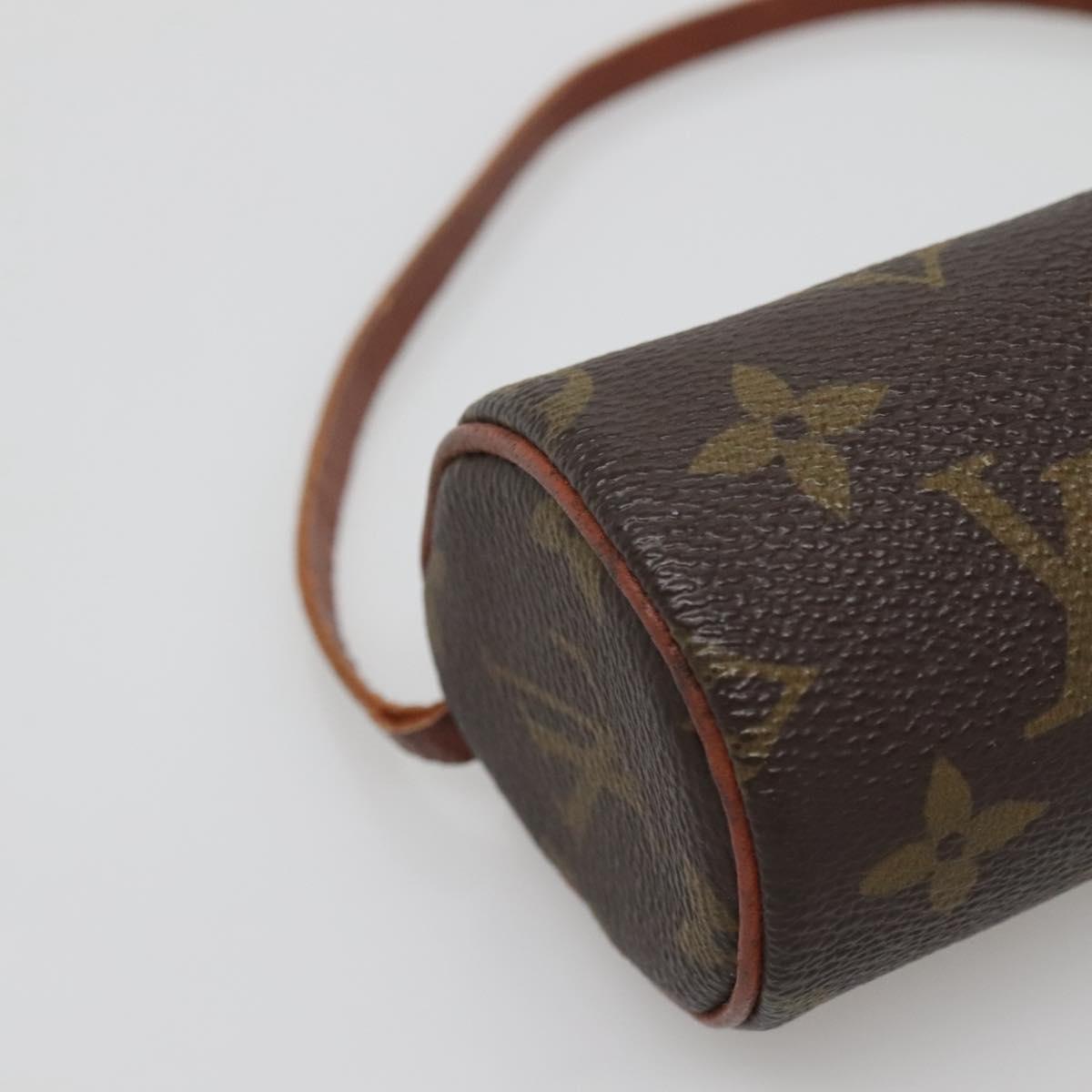 LOUIS VUITTON Monogram Papillon Pouch LV Auth 142324