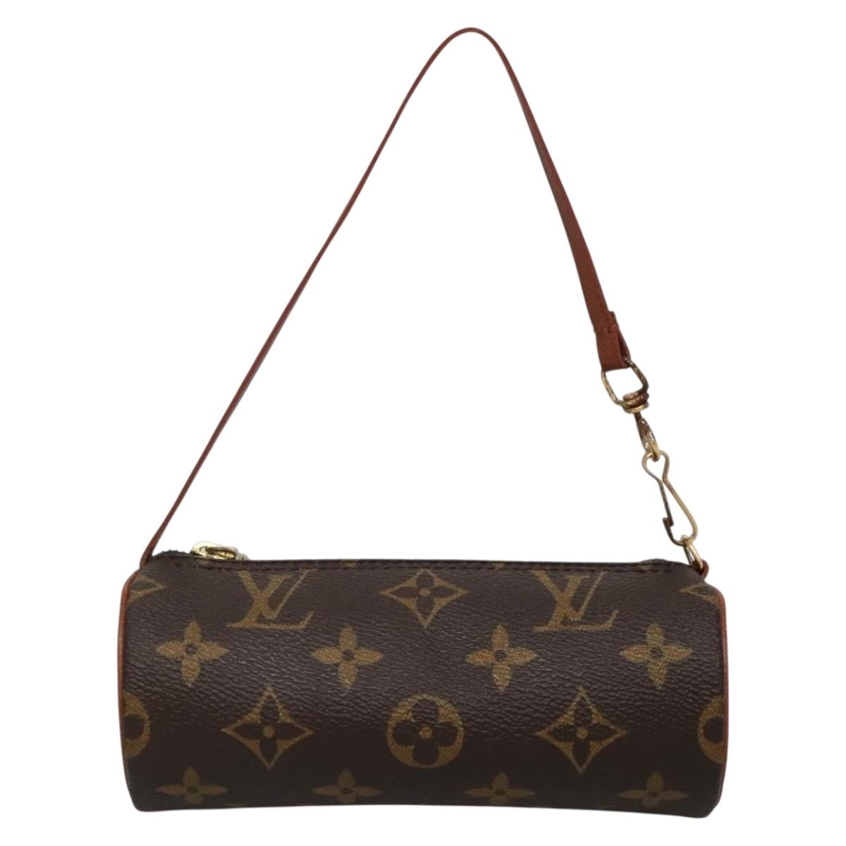 LOUIS VUITTON Monogram Papillon Pouch LV Auth 142325