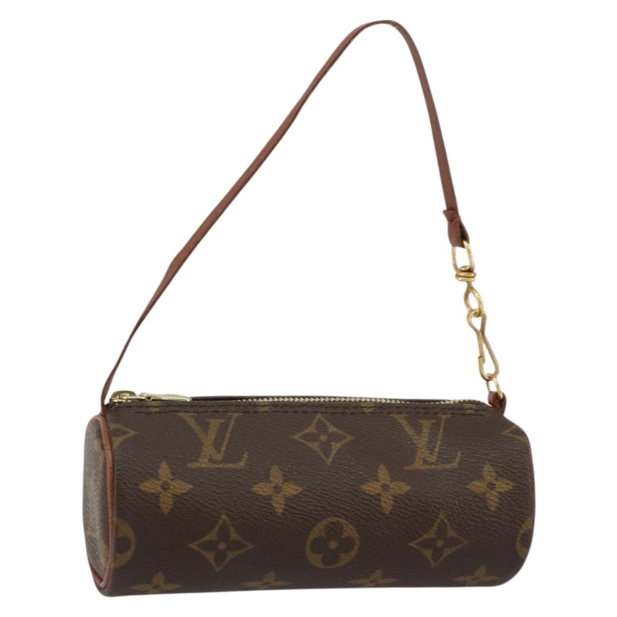 LOUIS VUITTON Monogram Papillon Pouch LV Auth 142326
