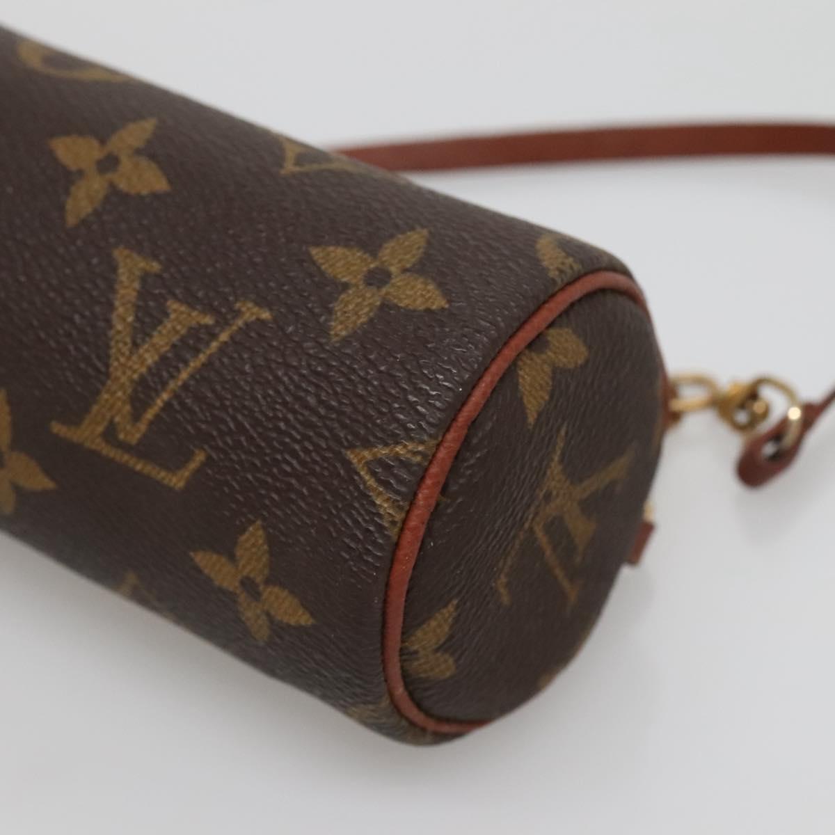 LOUIS VUITTON Monogram Papillon Pouch LV Auth 142327
