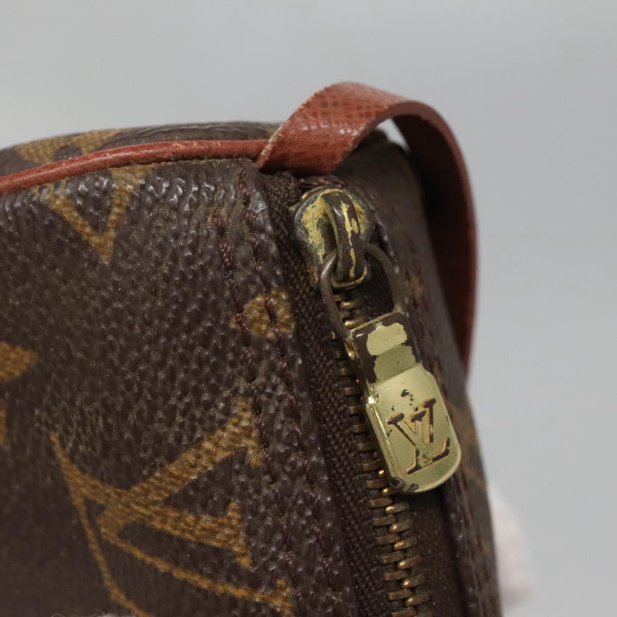 LOUIS VUITTON Monogram Papillon Pouch LV Auth 142327