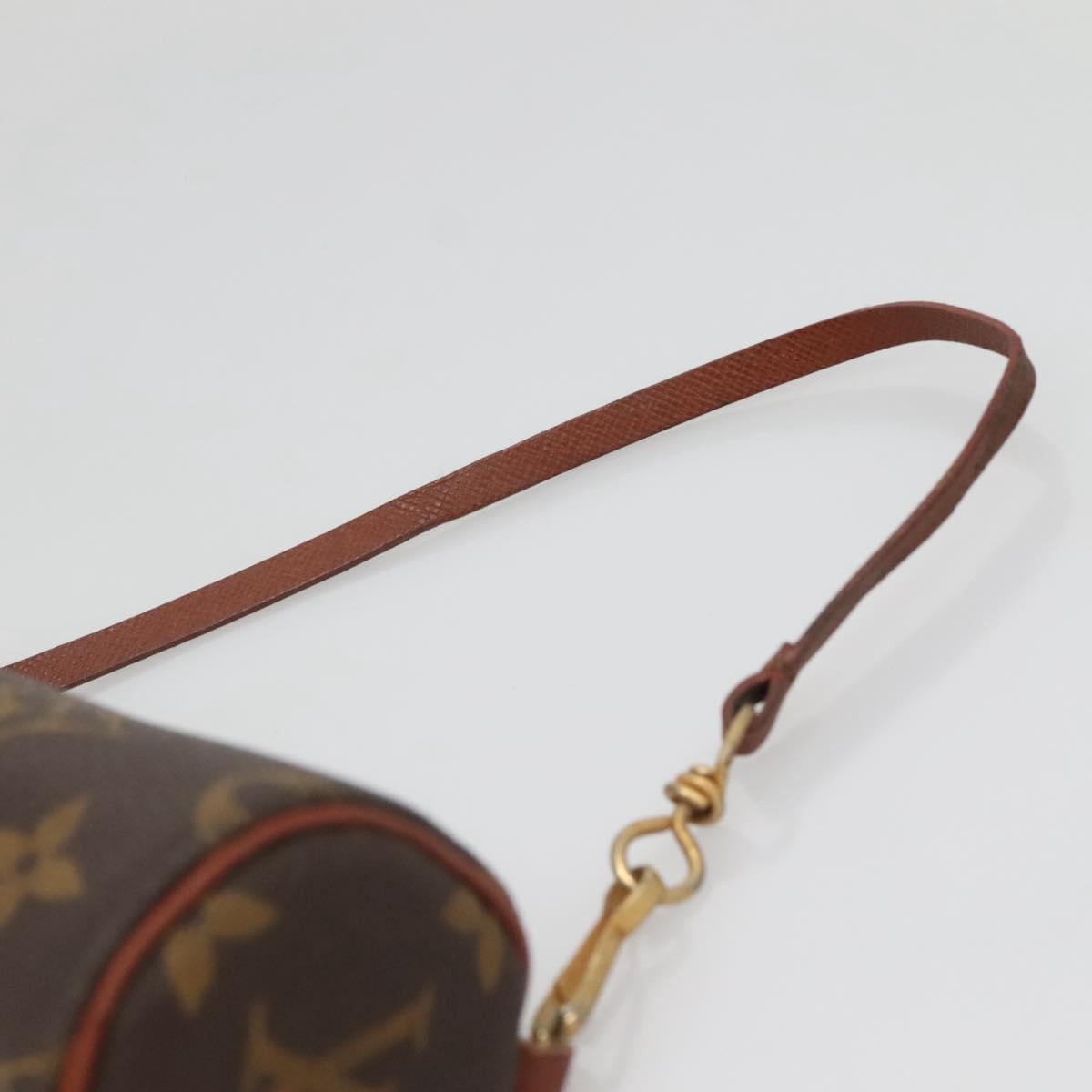 LOUIS VUITTON Monogram Papillon Pouch LV Auth 142327