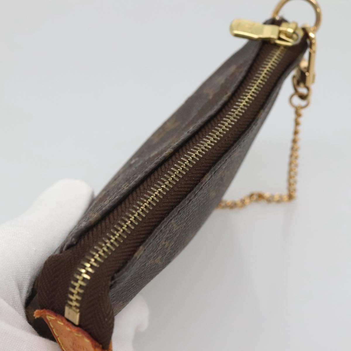 LOUIS VUITTON Monogram Mini Pochette Accessoires Pouch M58009 LV Auth 142329