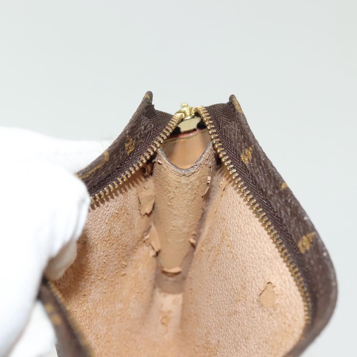 LOUIS VUITTON Monogram Bucket PM Accessory Pouch LV Auth 142330