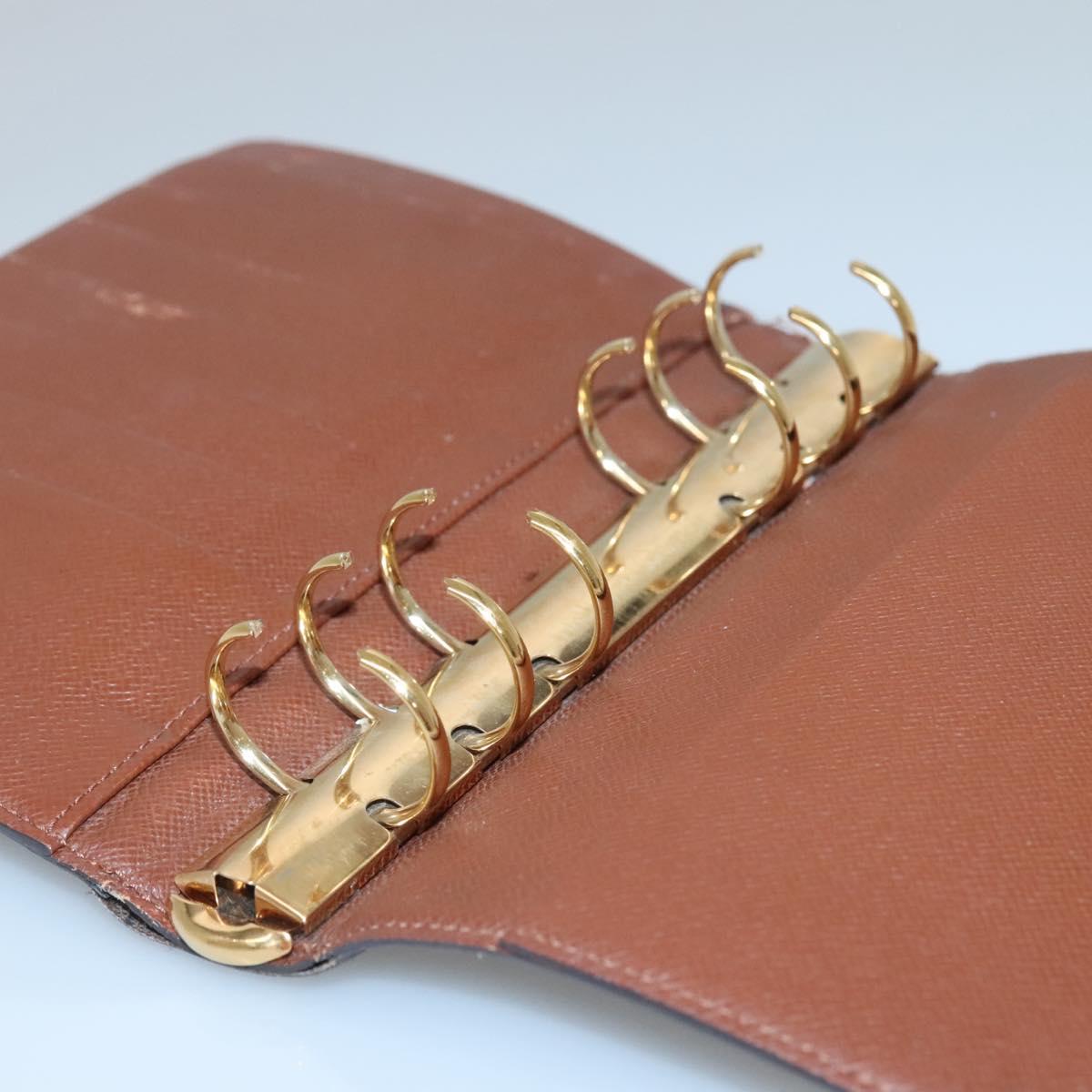 LOUIS VUITTON Monogram Agenda MM Day Planner Cover R20105 LV Auth 142337