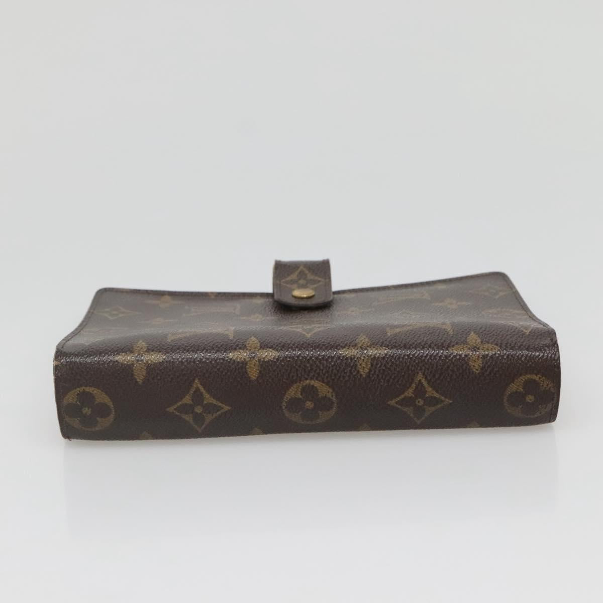 LOUIS VUITTON Monogram Agenda MM Day Planner Cover R20105 LV Auth 142337