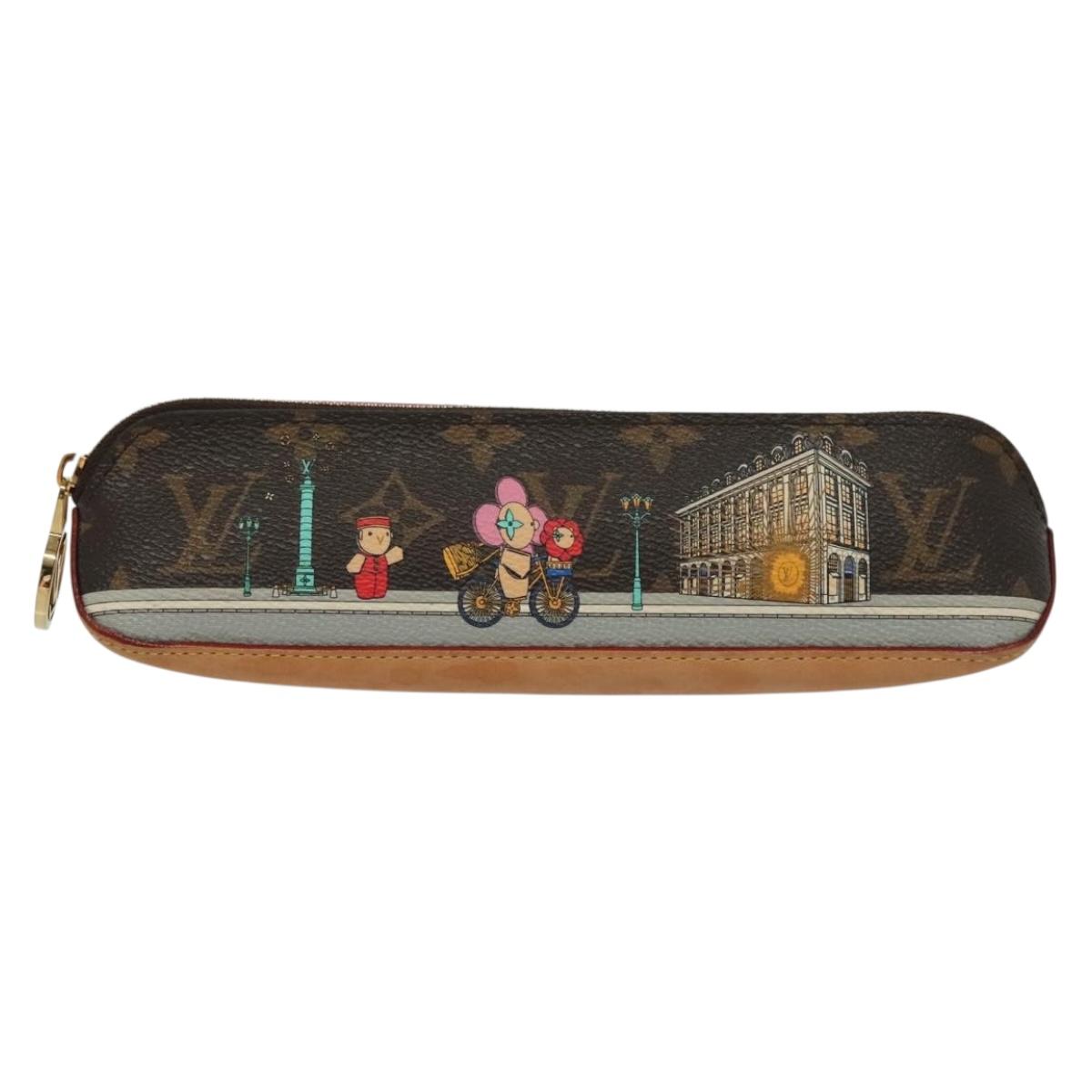 LOUIS VUITTON Monogram Vivienne Trousse Elizabeth Pen Case GI0829 LV Auth 142344