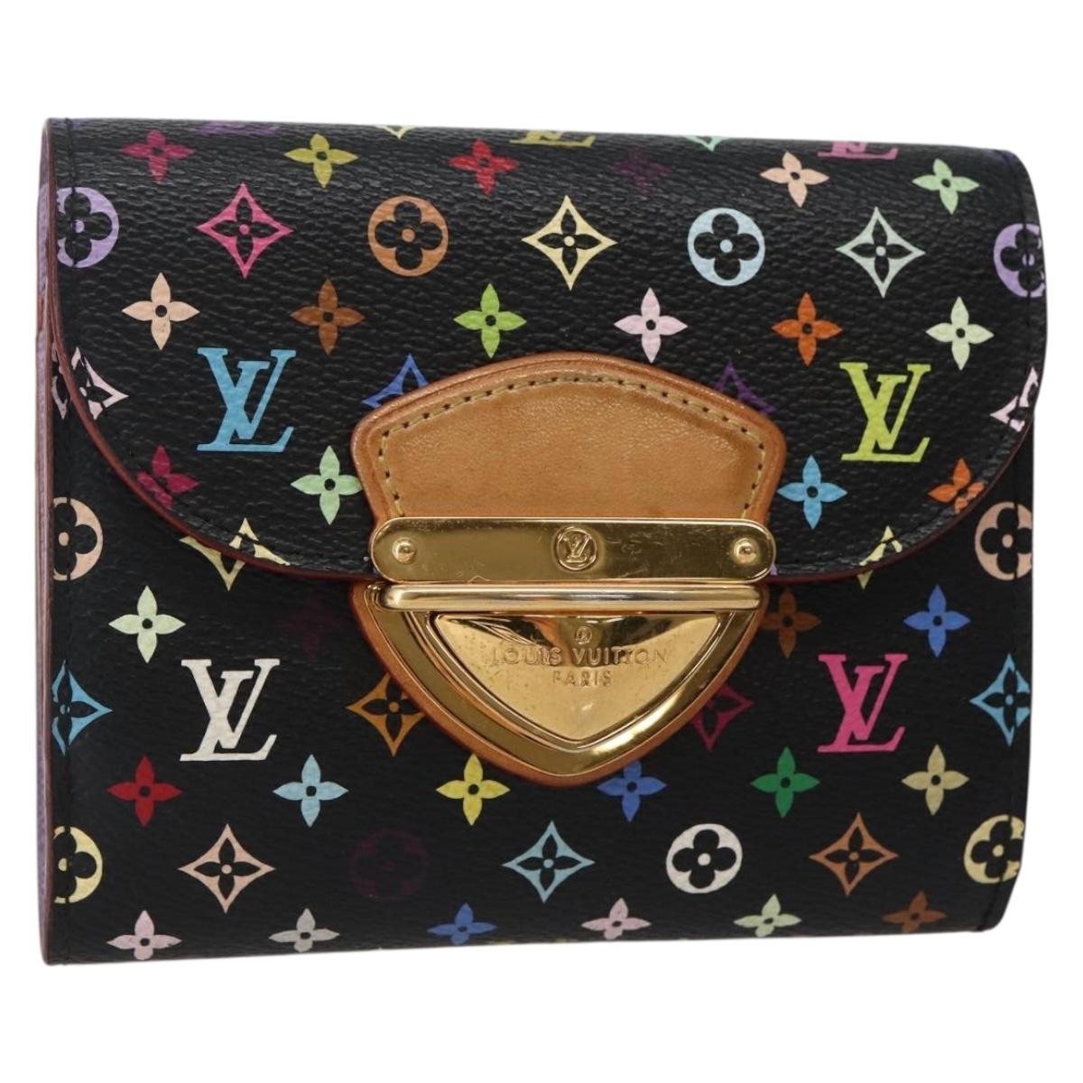 LOUIS VUITTON Monogram Multicolor Portefeuille Joy Wallet M60282 LV Auth 142354V
