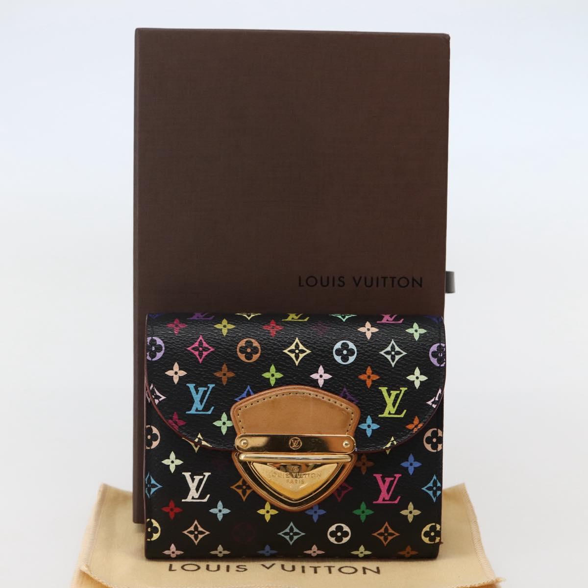 LOUIS VUITTON Monogram Multicolor Portefeuille Joy Wallet M60282 LV Auth 142354V