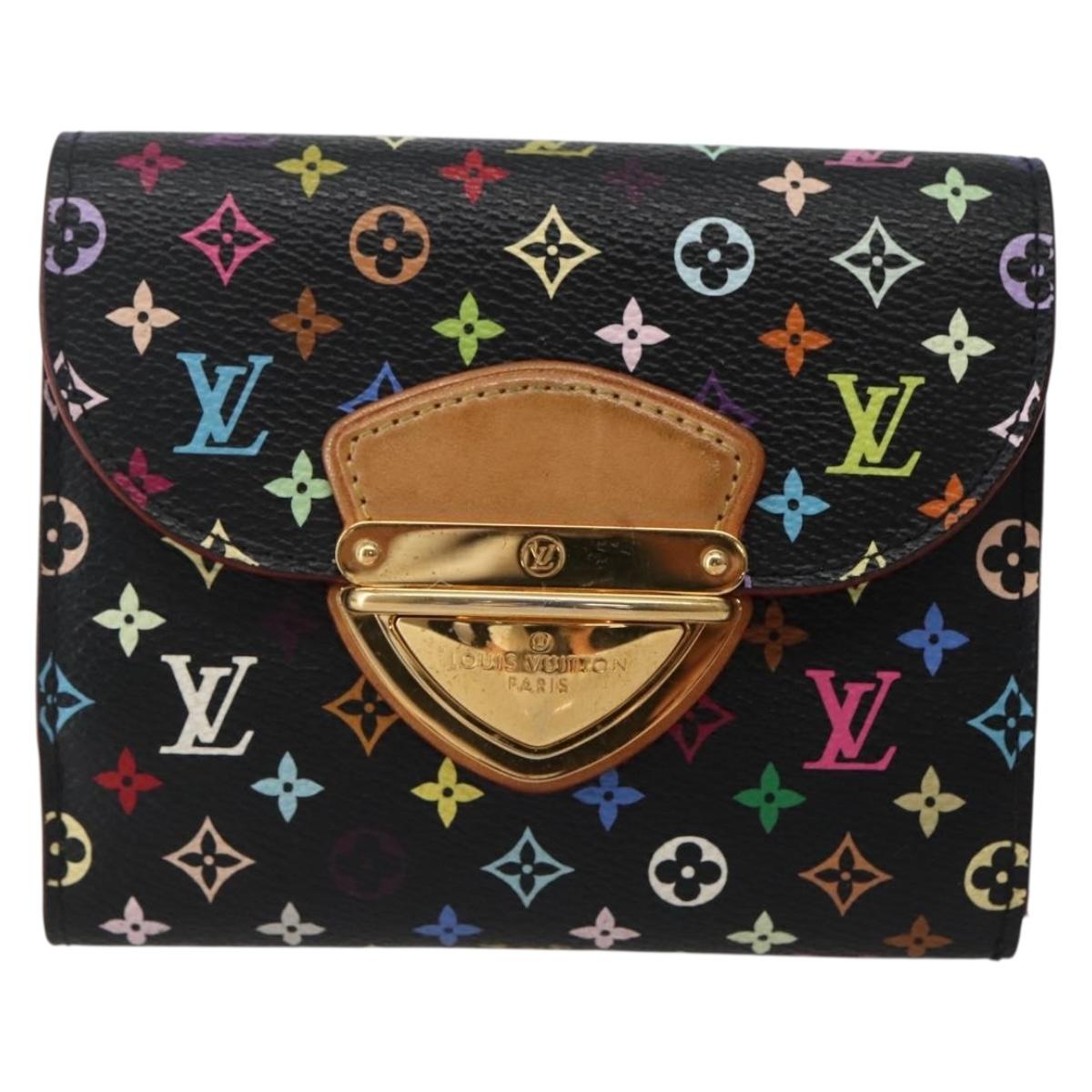 LOUIS VUITTON Monogram Multicolor Portefeuille Joy Wallet M60282 LV Auth 142354V