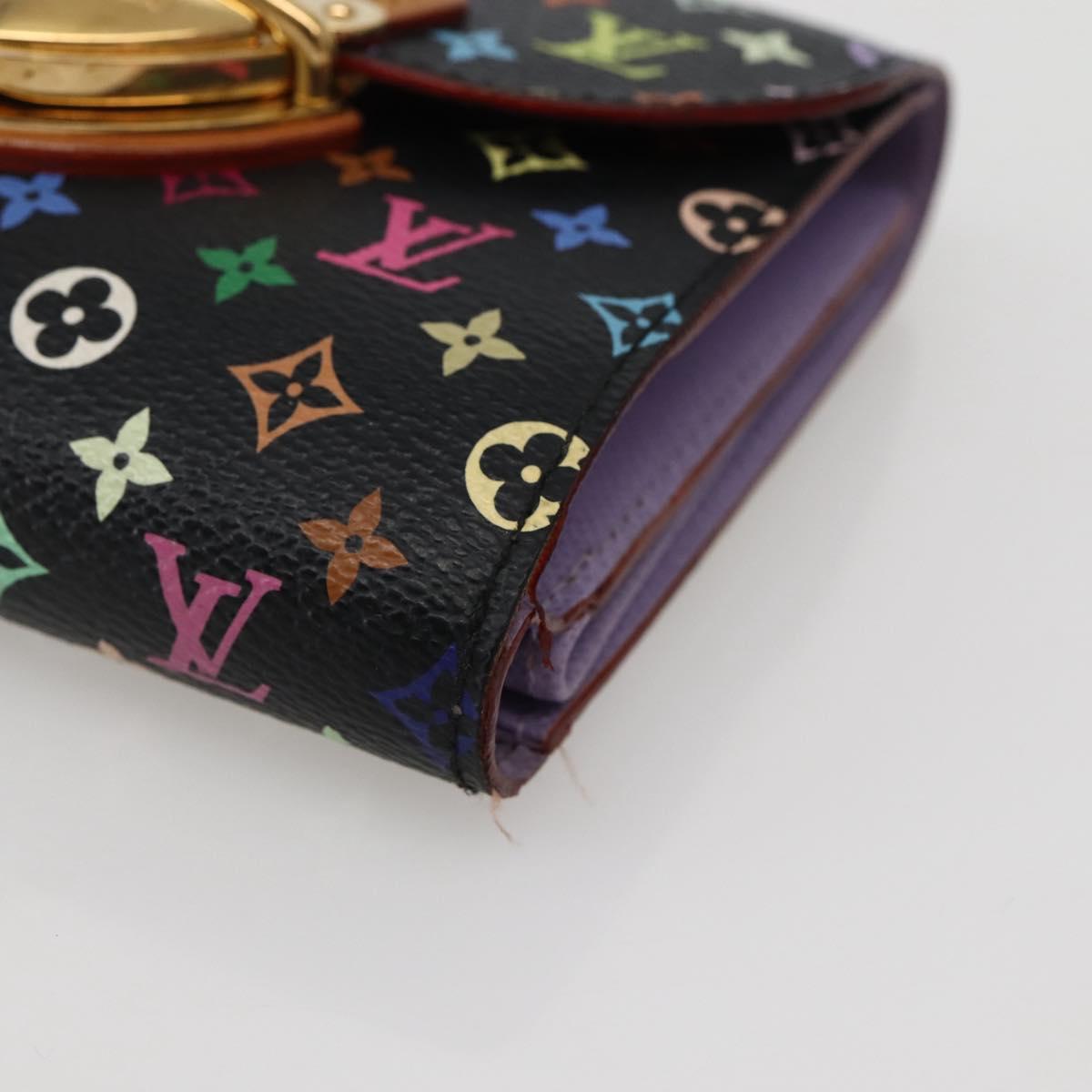 LOUIS VUITTON Monogram Multicolor Portefeuille Joy Wallet M60282 LV Auth 142354V
