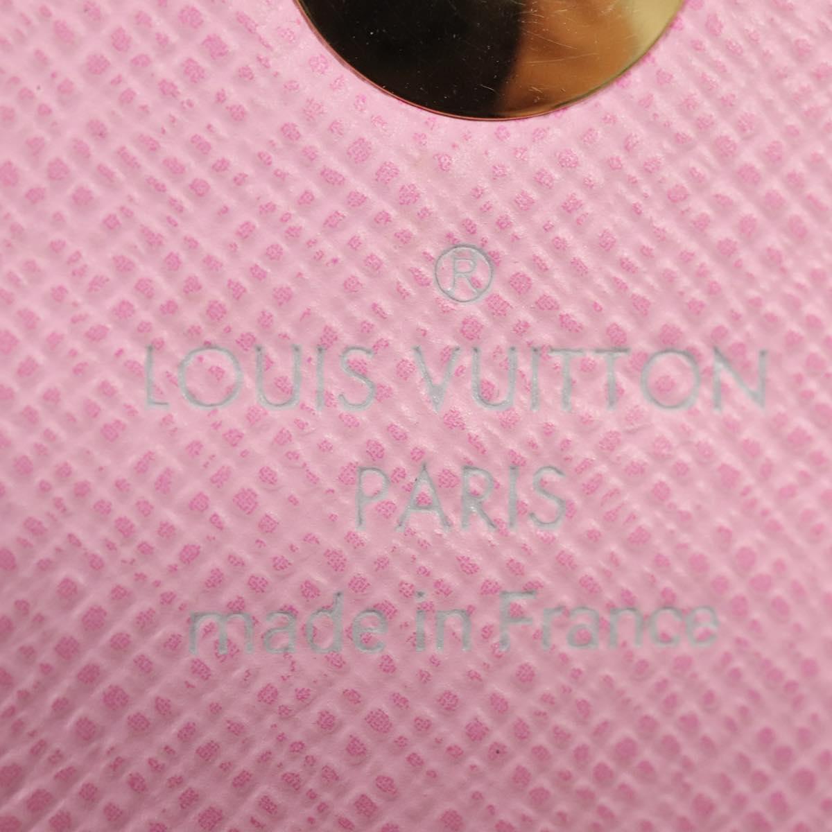 LOUIS VUITTON Multicolor Portefeuille Sarah Wallet White M93532 LV Auth 142372